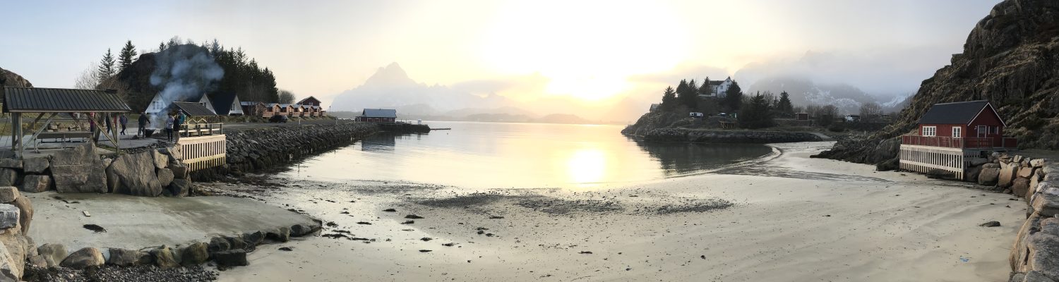 After a day of touring you can enjoy the sunset with fjord view and grill some sausages.